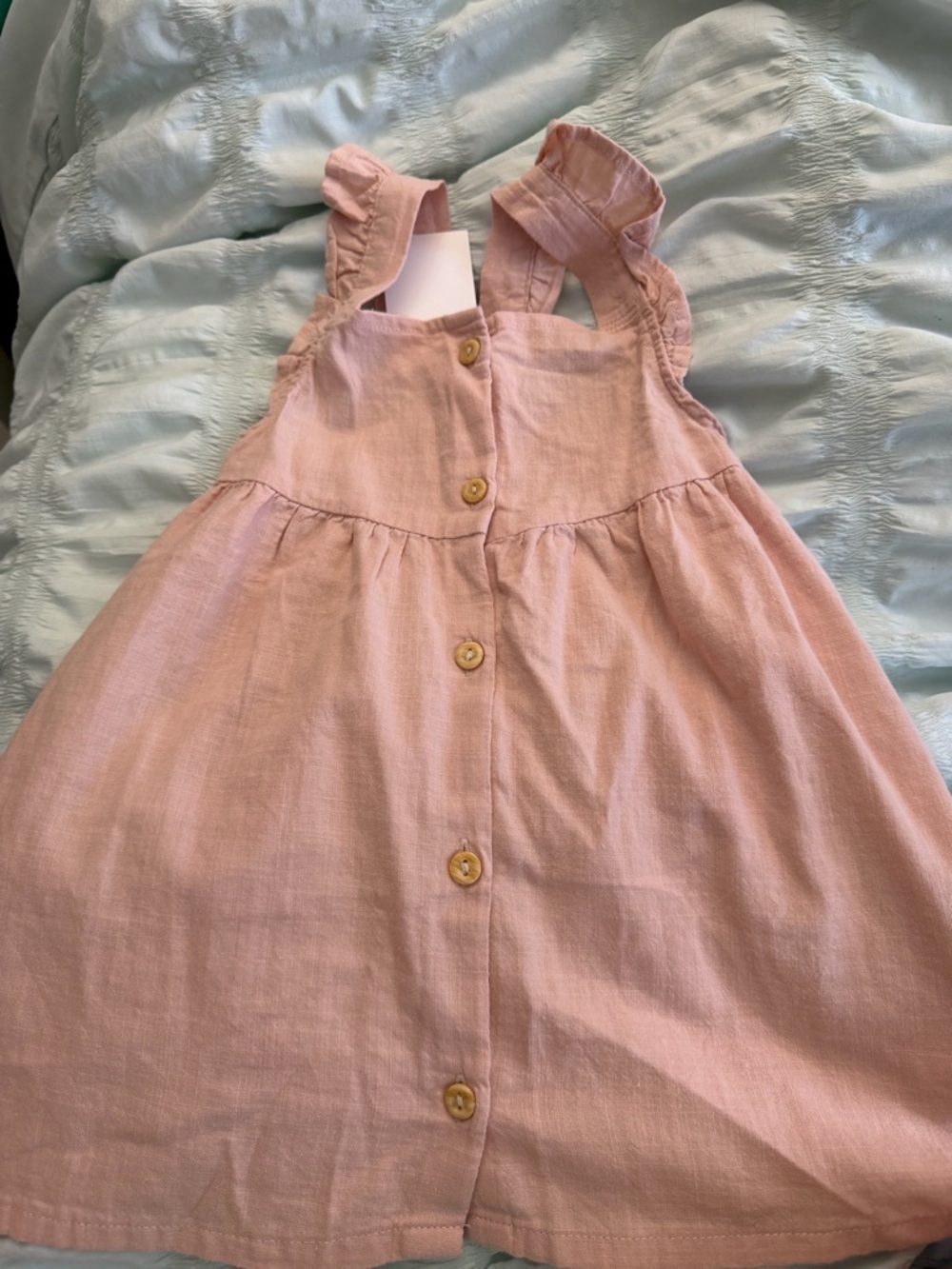 Sleeveless Pink Button-Front Sundress H&M 12-18 months